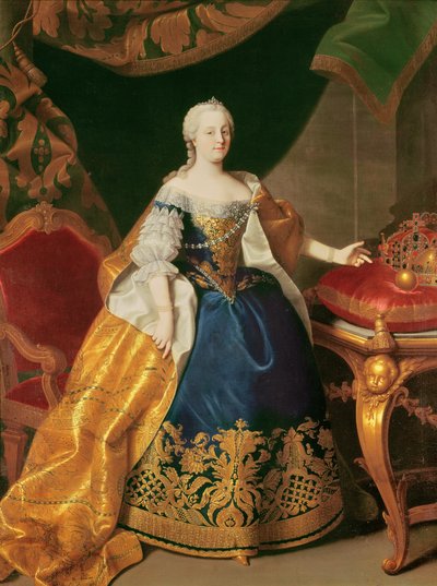 Porträt der Kaiserin Maria Theresia von Österreich (1717-80) von Martin II Mytens or Meytens